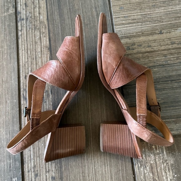 Trask Charlene Women's Heeled Leather Sandals Women's Size 10 - Picture 10 of 12